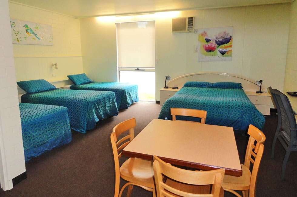 Spacious Family rooms are ideal for larger families or groups wishing to stay together